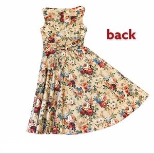 1950’s Pinup Girl Dress Retro Vintage Vibe Floral